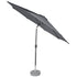 Kopu® Calma Grey – Stabiler runder Aluminium-Sonnenschirm Durchmesser 300 cm