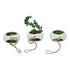 GreenDream® Kunstplanten - 3 stuks Hangplanten in Hanger - Cadeautip