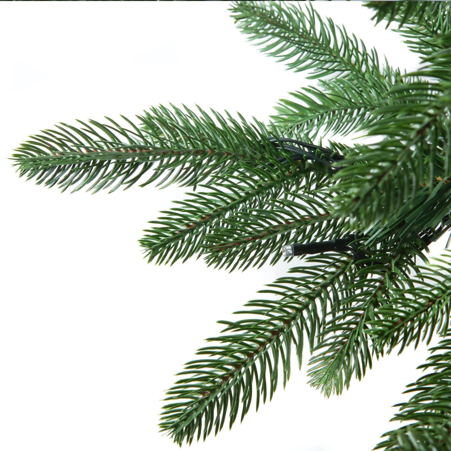 Excellent Trees® LED Falun 150 cm - Luxe Kerstboom met lampjes -  ⌀102 cm - ↕150 cm