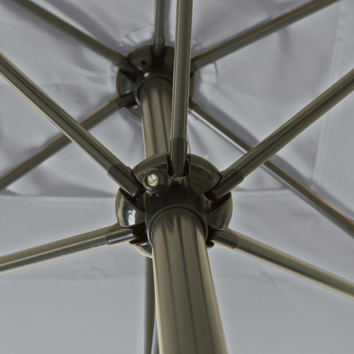 Kopu® Altea Parasol 230x230cm Windvanger Lichtgrijs