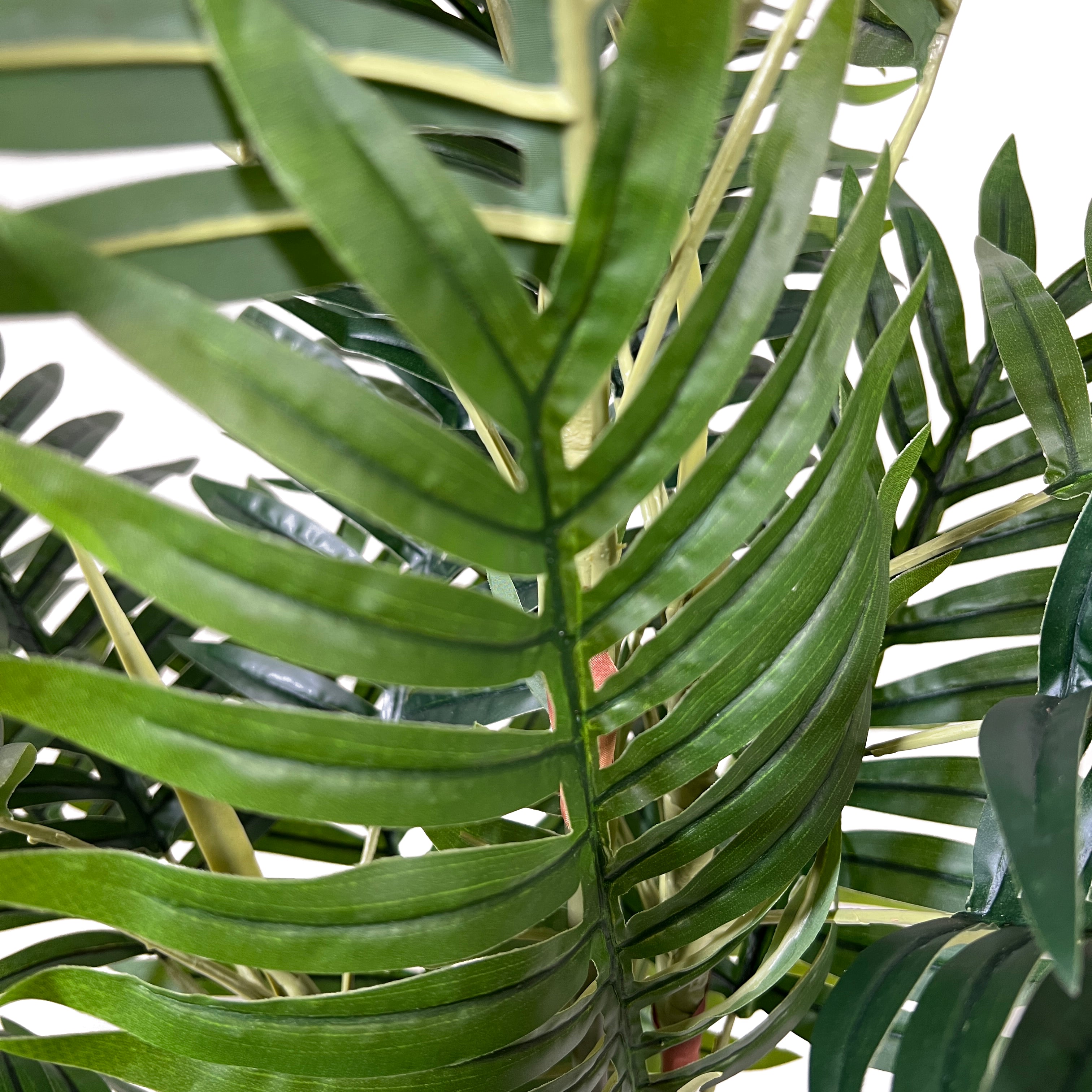 Kopu® Kunstplant Arecapalm 110 cm 6 stammen - zwarte pot - Nepplant