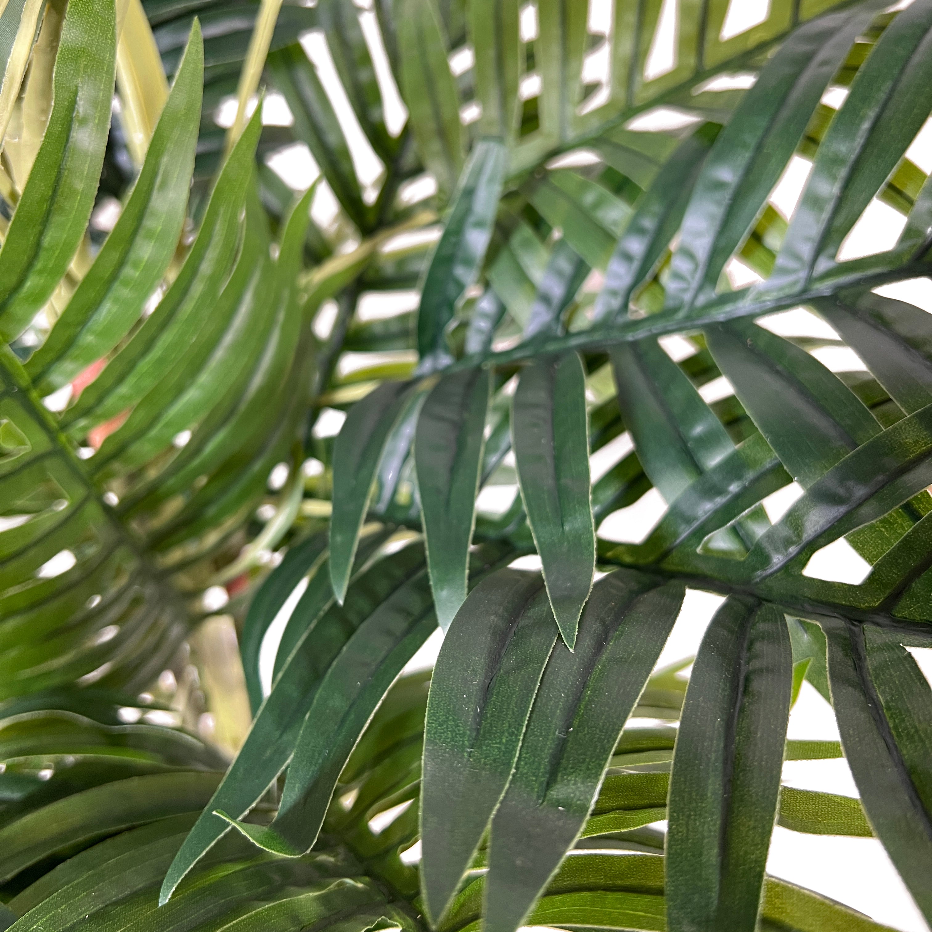 Kopu® Kunstplant Arecapalm 110 cm 6 stammen - zwarte pot - Nepplant