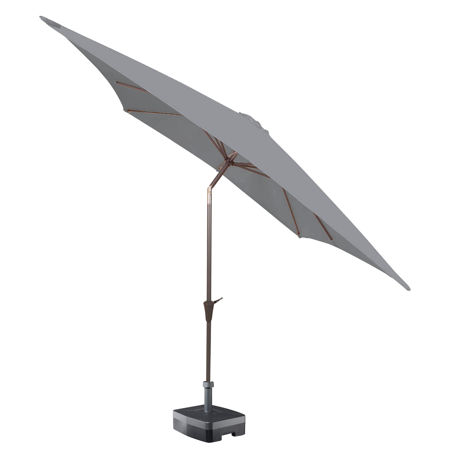 Kopu® Altea Parasol 230x230cm Windvanger Lichtgrijs
