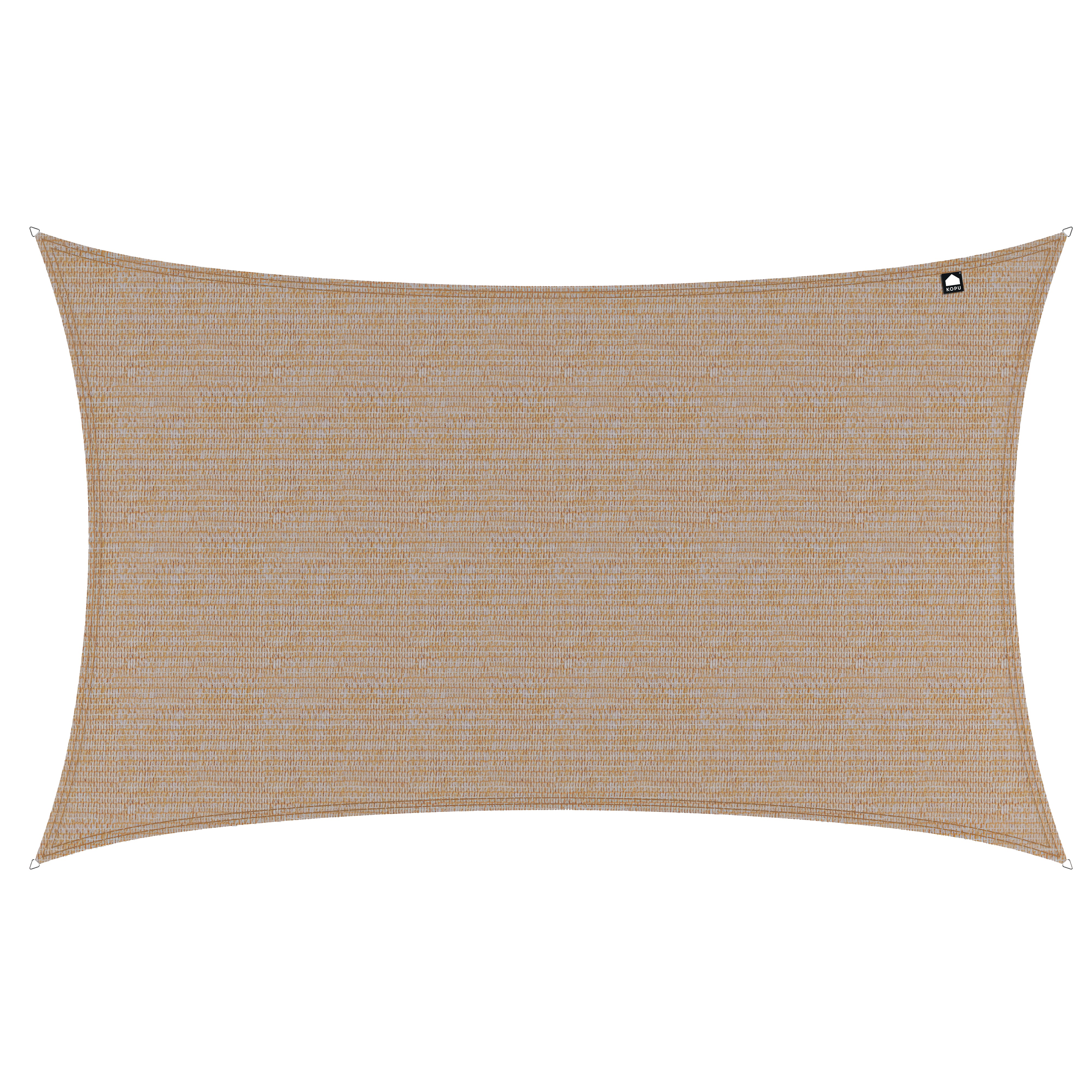 Kopu® Schaduwdoek Rechthoek 280 gram Waterdoorlatend 4x5 m - Beach
