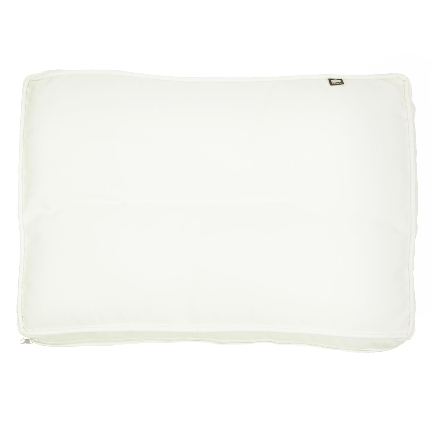 Kopu® Prisma Ivory Hoogwaardige Loungekussen/set Zit en Rug 60 cm Wit