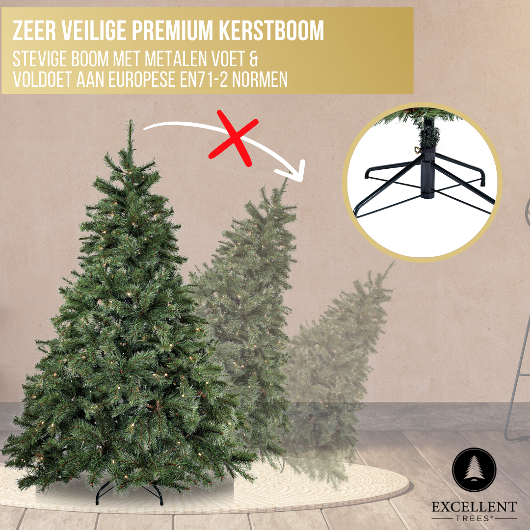 Kerstboom Excellent Trees® Elverum Frosted Premium  - ⌀125cm - ↕180cm