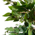 Kopu® Kunstplant Ficus Benjamina 120 cm in zwarte pot - 1260 bladeren