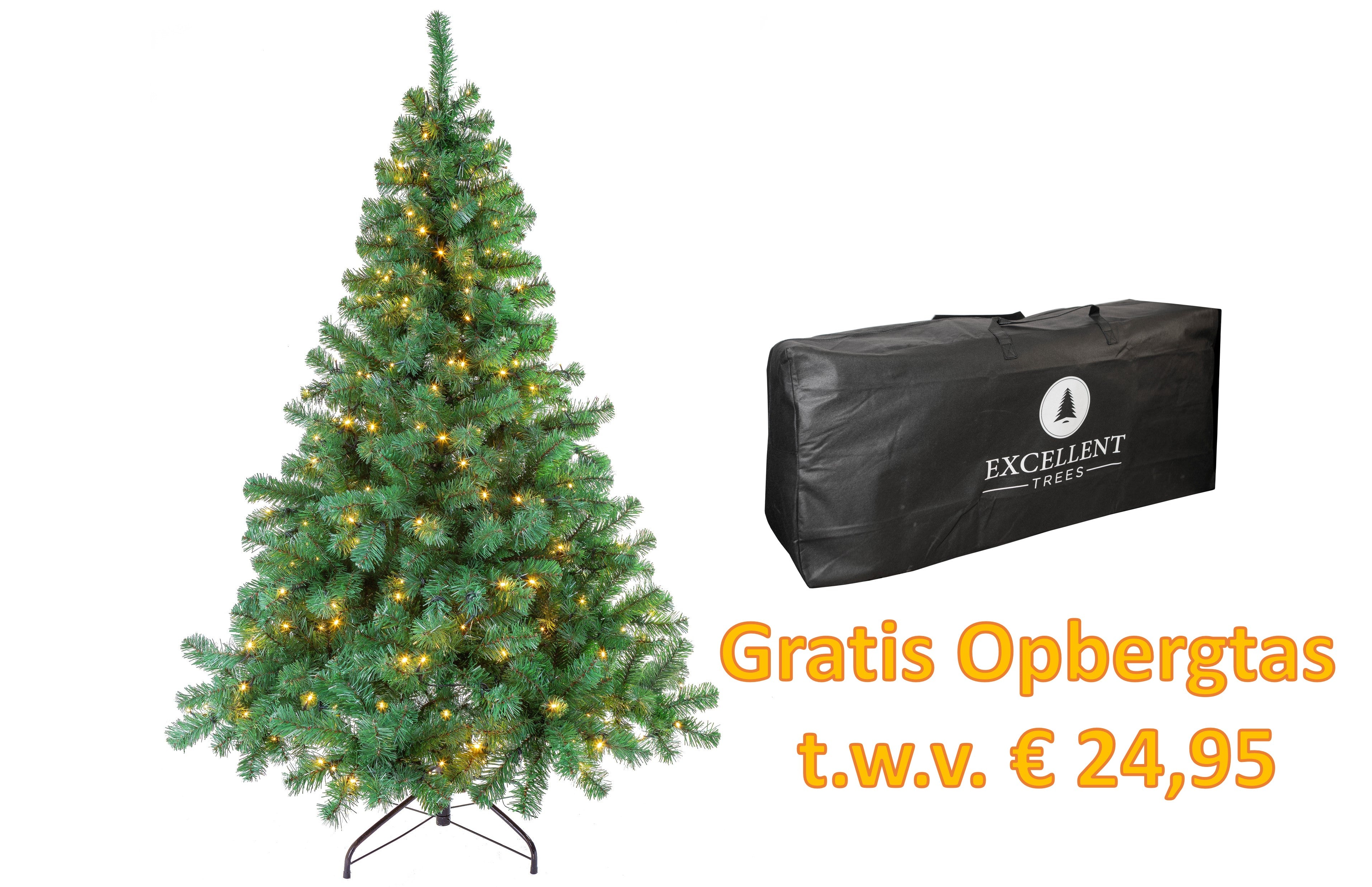 Excellent Trees® Kerstboom LED Stavanger 180 cm met verlichting - nu met Gratis Opbergtas t.w.v. € 27.95
