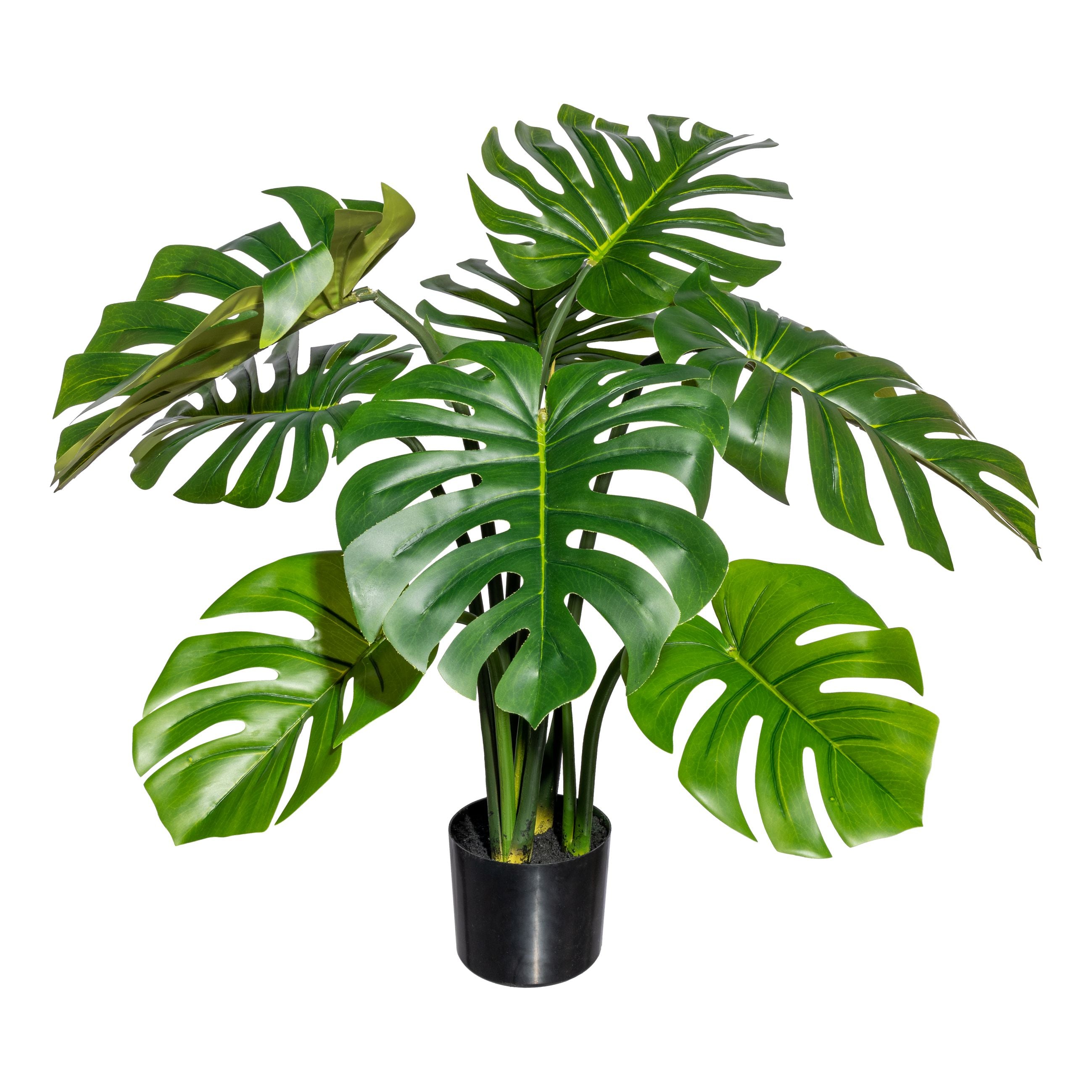 Kopu® Kunstplant Split Philodendron 90 cm - 8 bladeren - Nepplant