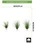 Kopu® set 3 stuks kunstplanten Grasplant 40/50/60 cm in Witte Sierpot