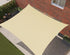 Kopu® Schaduwdoek Rechthoek 4x6 m Waterdicht - Zonnedoek - Creme