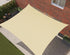 Kopu® Schaduwdoek Rechthoek 4x5 m Waterdicht - Zonnedoek - Creme