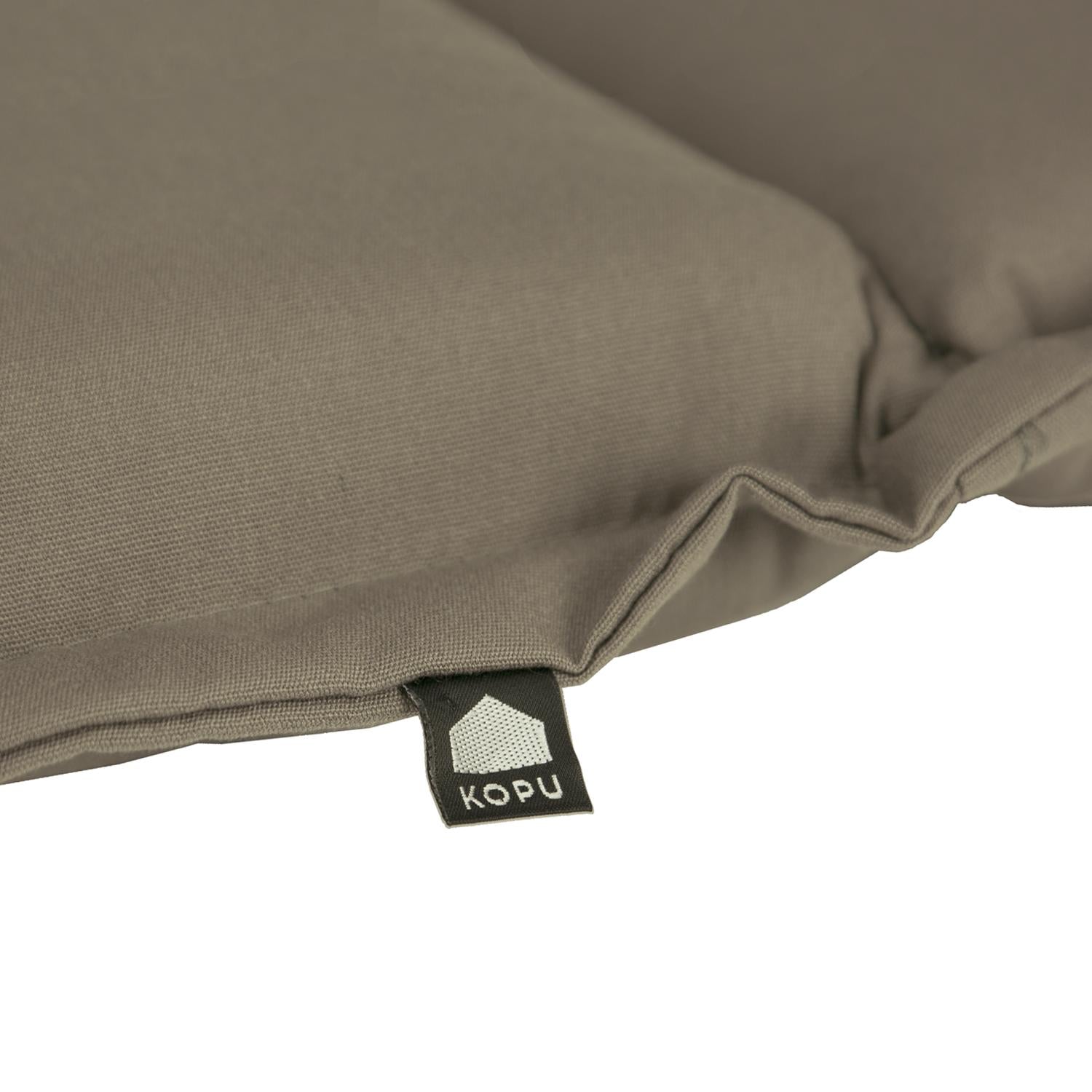 Kopu® Prisma Taupe – Extra bequemes Liegekissen 195 x 60 cm