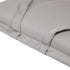 Kopu® Prisma Silver – Extra bequemes Liegekissen 195 x 60 cm – Grau