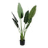 Kopu® Kunstpflanze Strelitzia Nicolai 120 cm – Paradiesvogelpflanze 8 Blätter