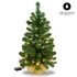 Excellent Trees® Jarbo 90 cm Mini Kerstboom - Batterij Verlichting 80 LED Lampjes - kant en klaar