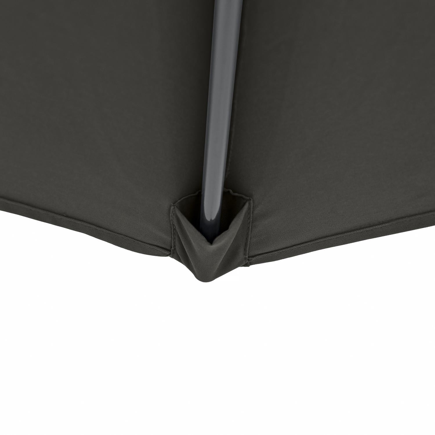 Kopu® Calma Parasolset Rond 300 cm met Hoes en Voet - Antraciet