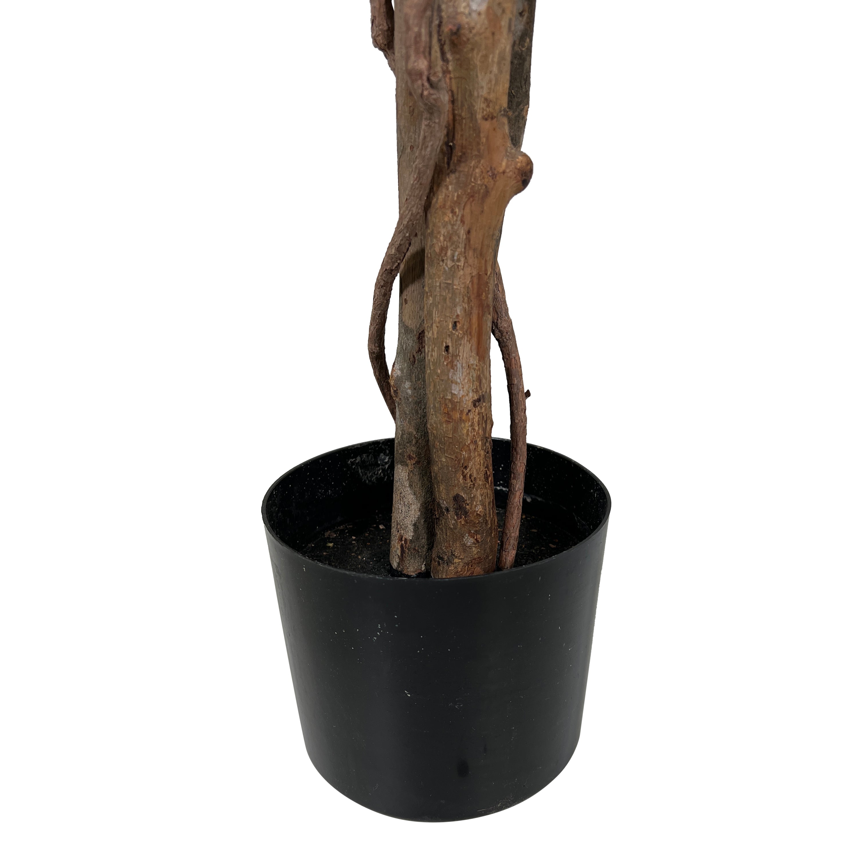Kopu® Kunstpflanze Ficus Benjamina 120 cm im schwarzen Topf – 1260 Blätter