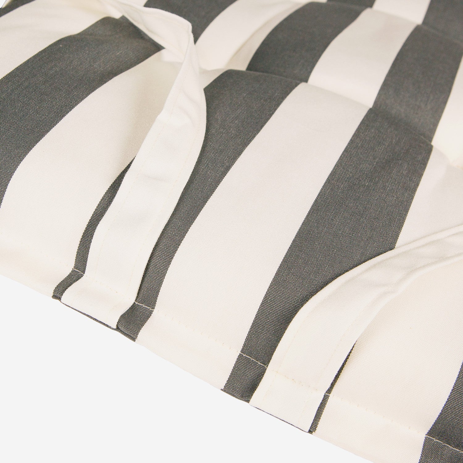 Kopu® Mila Grey 150 cm - Hoogwaardig Bankkussen - Gestreept