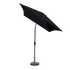 Kopu® rechteckiger Sonnenschirm Bilbao 150x250 cm mit Bezug - Schwarz