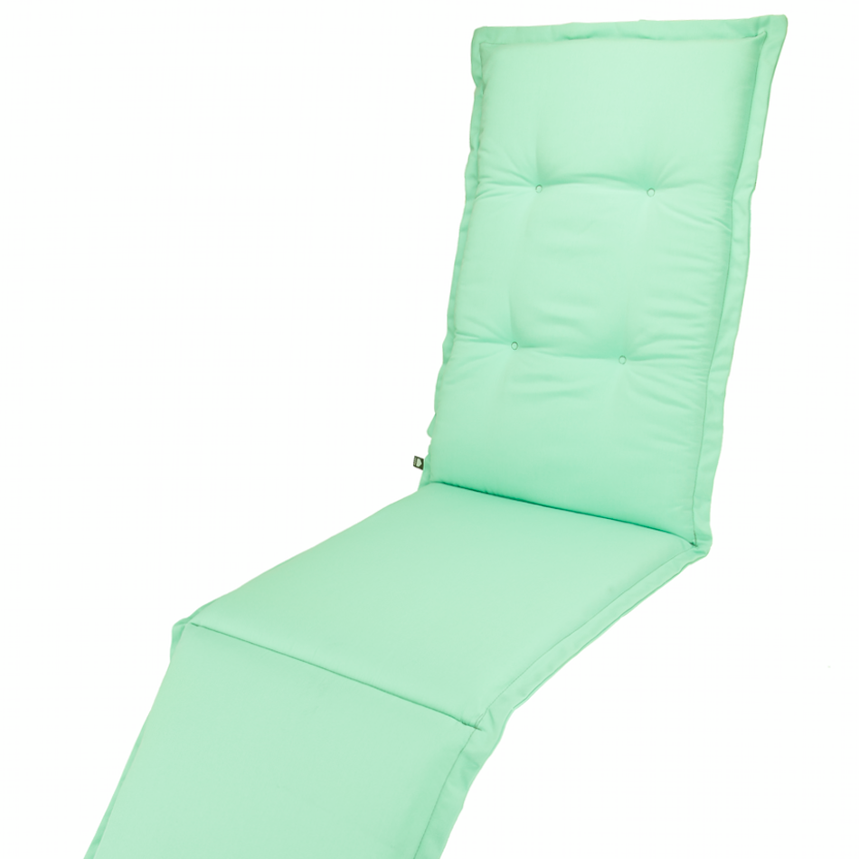 Kopu® Prisma Aquamarine Deckchairkussen 200x50 cm - comfortabel schuim