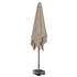 Kopu® Altea Parasolset Vierkant 230x230 cm met Hoes en Voet - Taupe