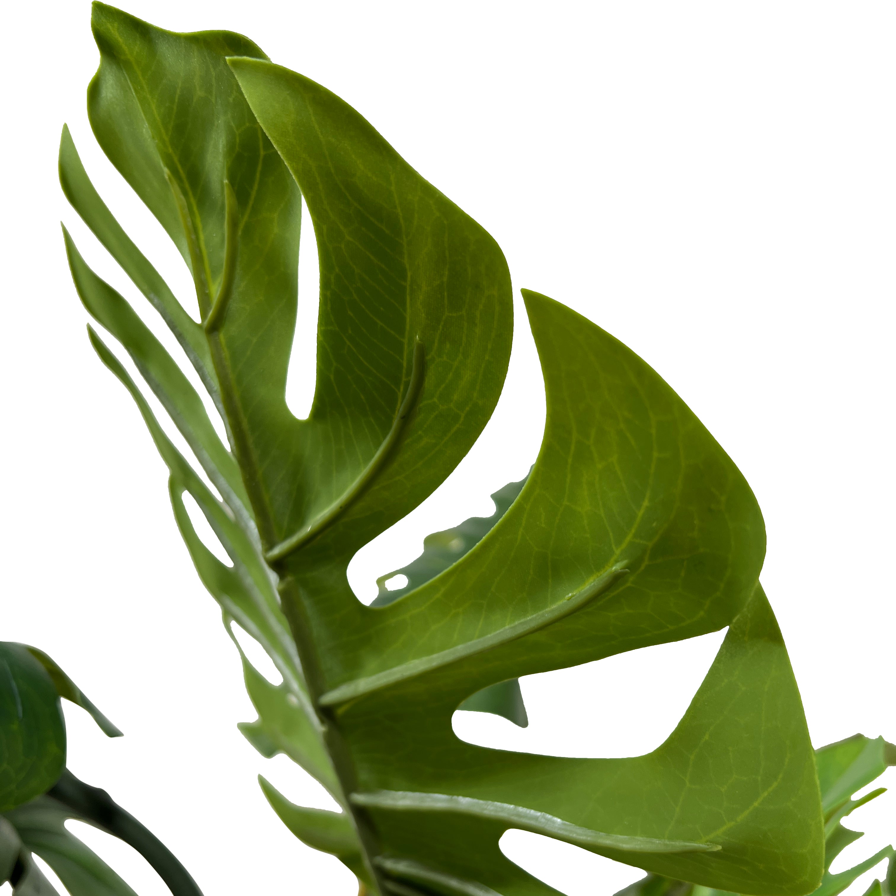 Kopu® Kunstpflanze Split Philodendron 105 cm – Extra voll mit 42 Blättern