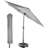 Kopu® Calma Parasolset Rond 300 cm met Hoes - Lichtgrijs