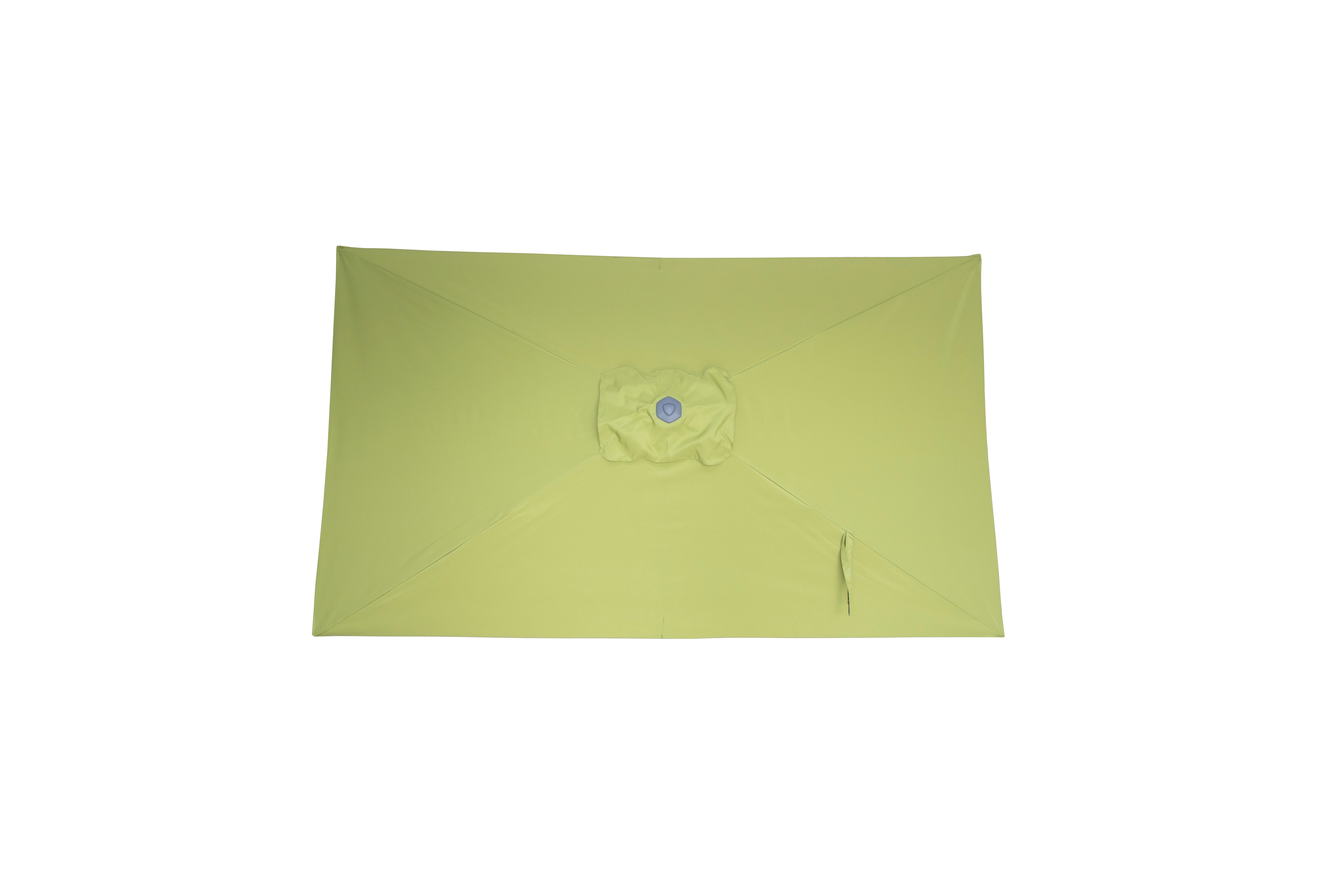 Kopu® Leon Parasol Rechthoek 150x250cm met Hoes - Balkonparasol Olijf