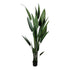 Kopu® Kunstpflanze Canna 210 cm 32 Blätter - im schwarzen Topf - Blumenschilf