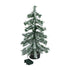 Excellent Trees® Valbo Mini Kerstboom 50 cm met batterij verlichting en Sneeuw - Kunstkerstboom met 72 Lampjes