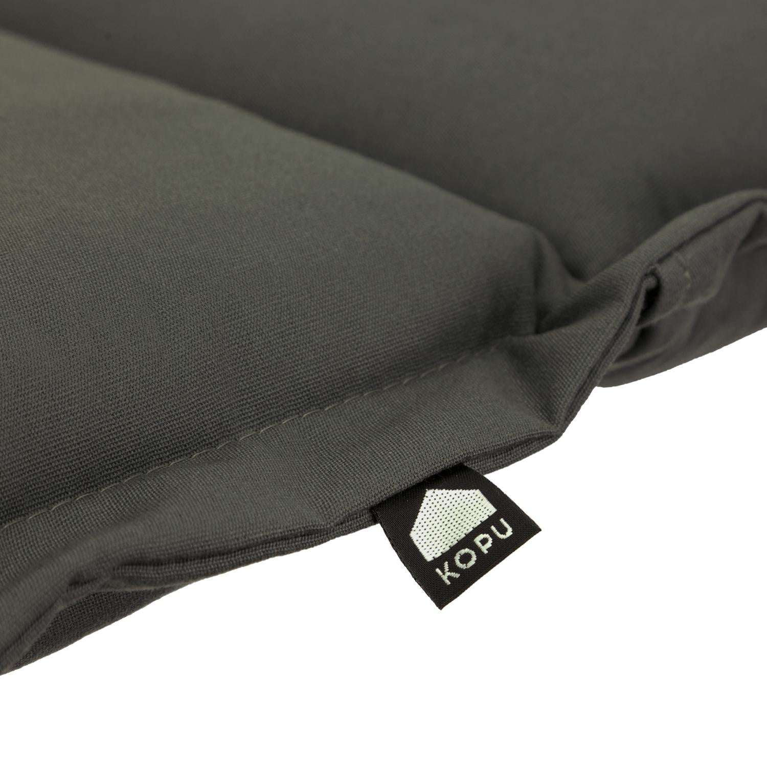 Kopu® Prisma Grey Tuinkussen Lage Rug - Zitkussen - Grijs
