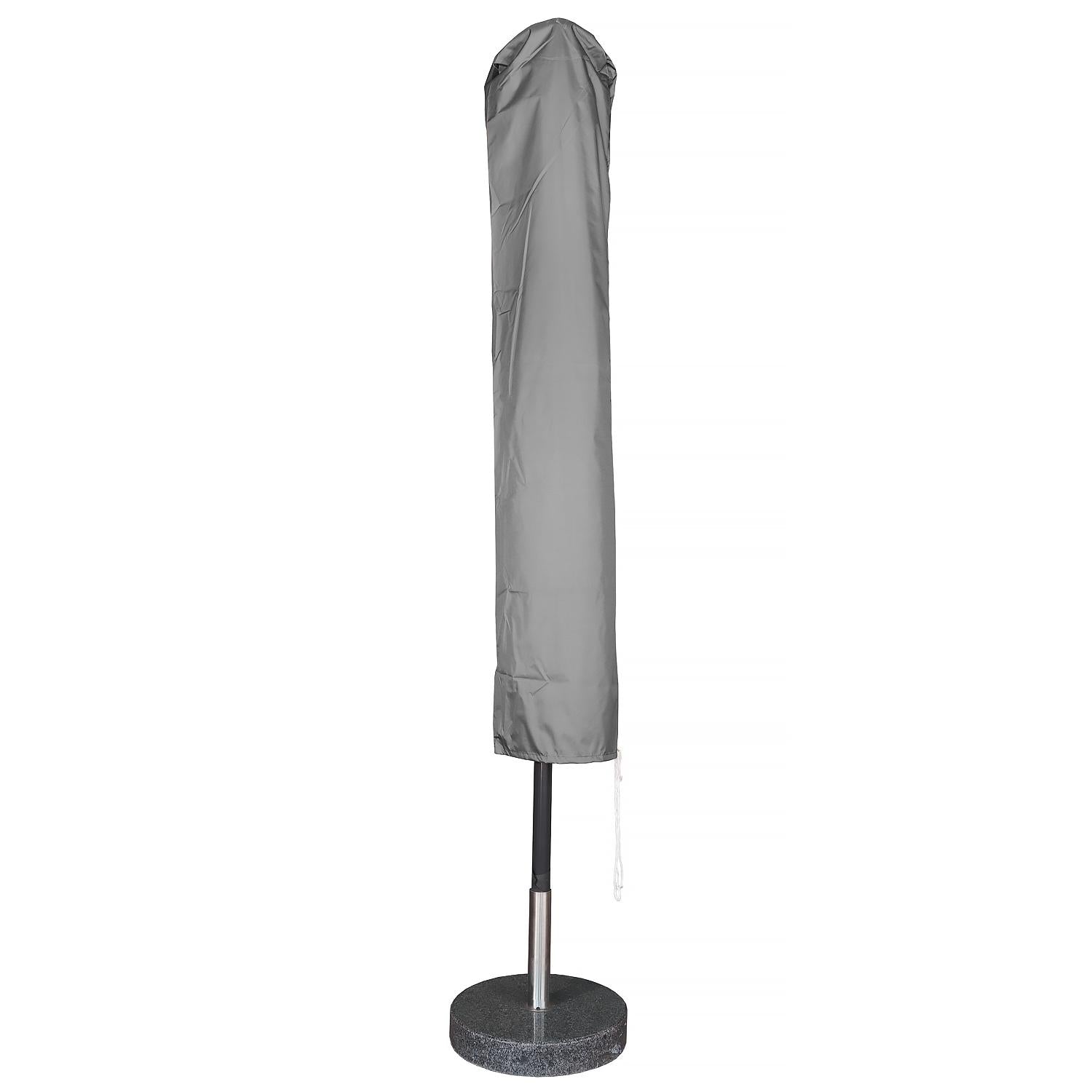 Kopu® Vierkante Parasol Altea 230 cm – met Hoes - Zwart