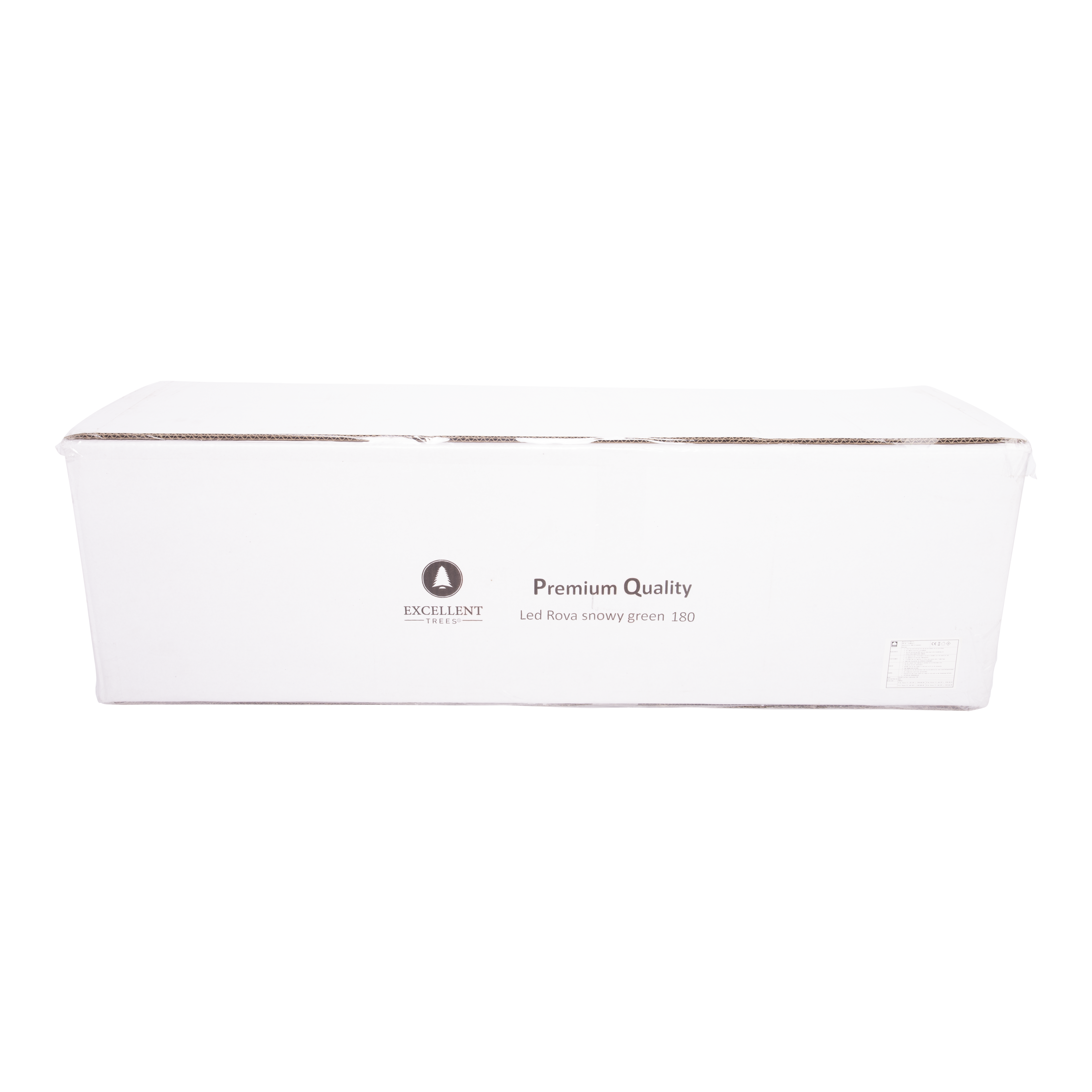 Excellent Trees® Rova Witte Kerstboom met Sneeuw en LED Verlichting ⌀100cm - ↕180cm