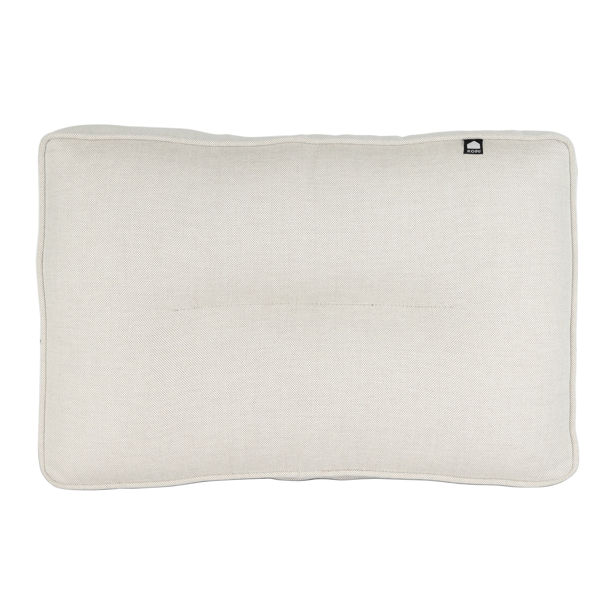Kopu® Melan Loungekussen-set Zit en Rug 60 cm - Creme