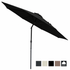 Kopu® Valencia Parasol Rond 300 cm met Beschermhoes - Zwart