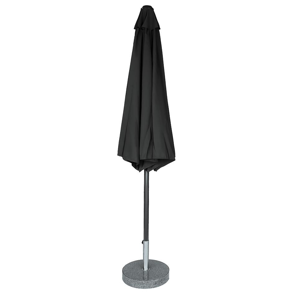 Kopu® Rundstabschirm 300 cm Calma mit Bezug - Schwarz