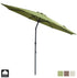 Kopu® Valencia Parasol Rond 300 cm met Beschermhoes en Voet - Olijf