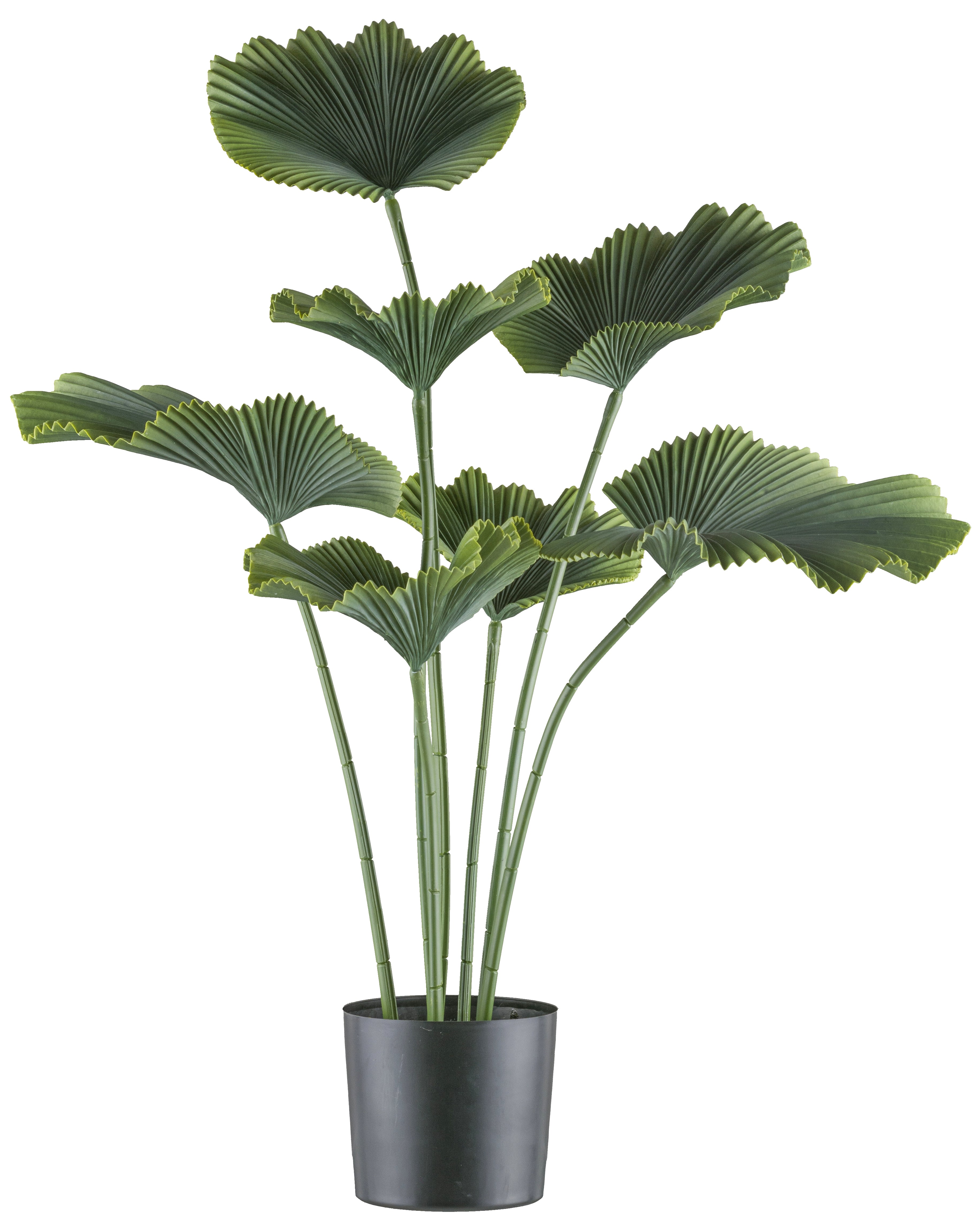 Kopu kunstplant, palmblad, 100 cm in pot - Groen