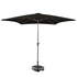 Kopu® quadratischer Sonnenschirm Malaga 200x200 cm mit Sockel - Schwarz