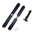 4gardenz® Parasol Kruisvoet voor Verzwaringstegels 77x77x31 cm - Zwart