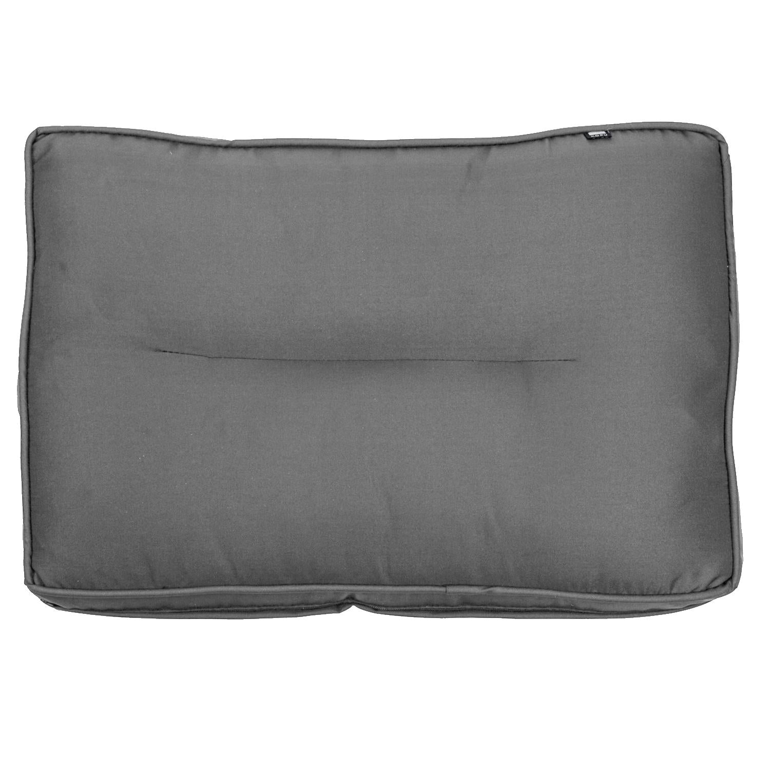 Kopu® Prisma Mouse Grey Loungekussenset Combinatie Zit en Rug 60 cm