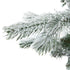 Excellent Trees® LED Varberg Smalle Witte Kerstboom met Sneeuw en Verlichting 150 cm -  ⌀86cm - ↕150cm