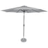 Kopu® Calma Parasolset Rond 300 cm met Hoes en Voet - Lichtgrijs (Copy)