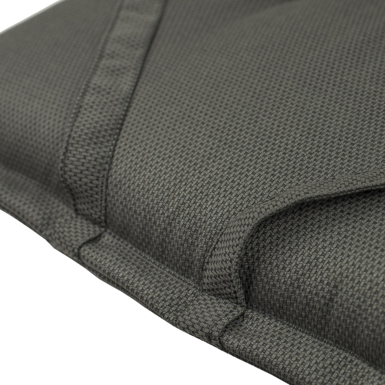 Kopu® Manchester Grey Bequemes Gartenkissen mit hoher Rückenlehne – Grau
