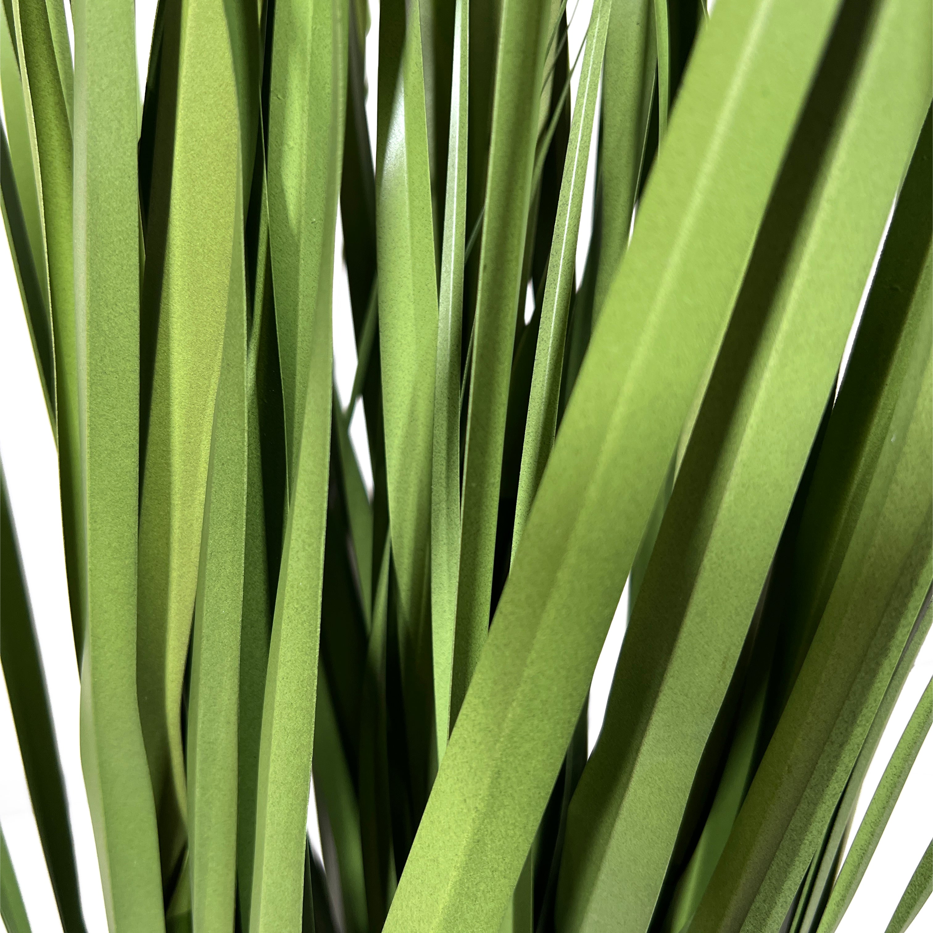 Kopu® Kunstplant Chinees Riet 90 cm - 3 pluimen - in zwarte pot