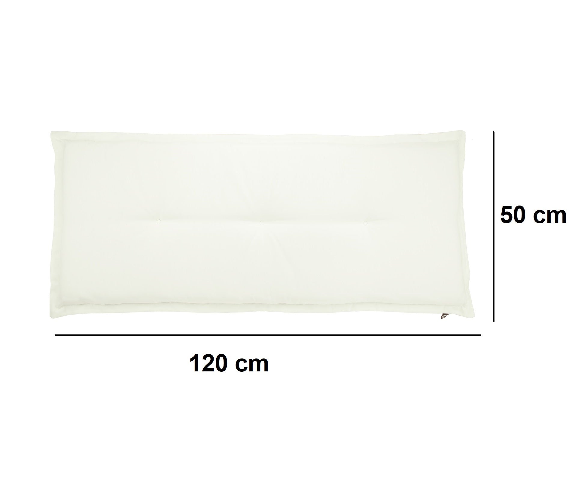 Kopu® Prisma Taupe - Hoogwaardig en Comfortabel Bankkussen 120x50 cm