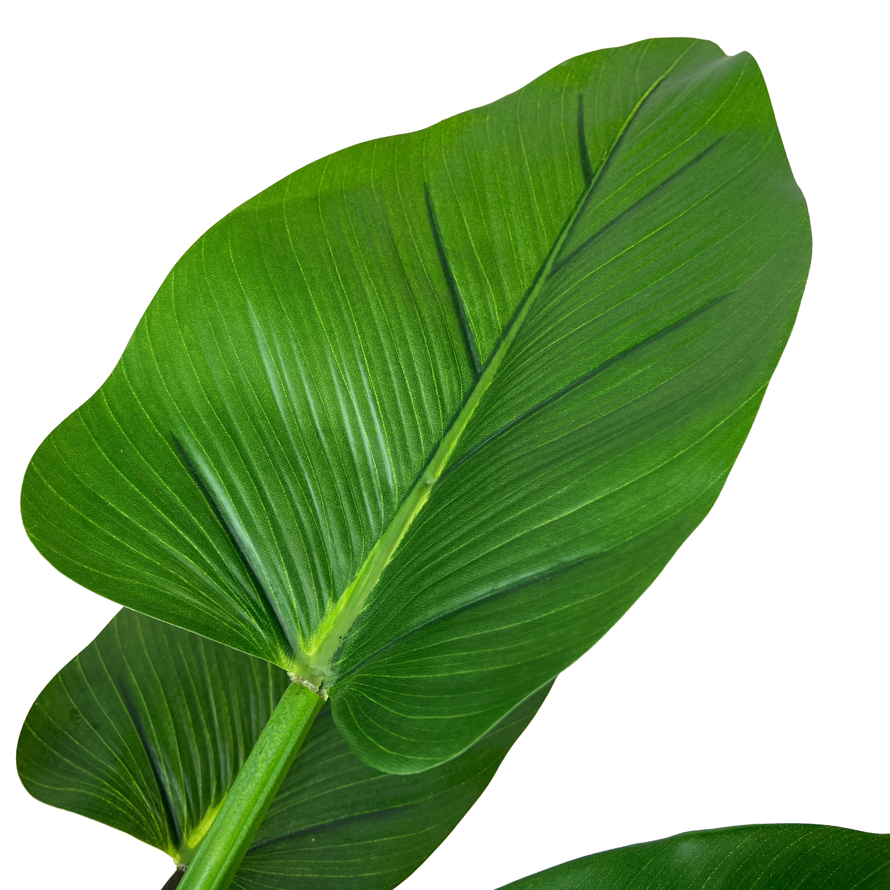 Kopu® Künstlicher Philodendron 110 cm - 9 Blätter - im schwarzen Topf
