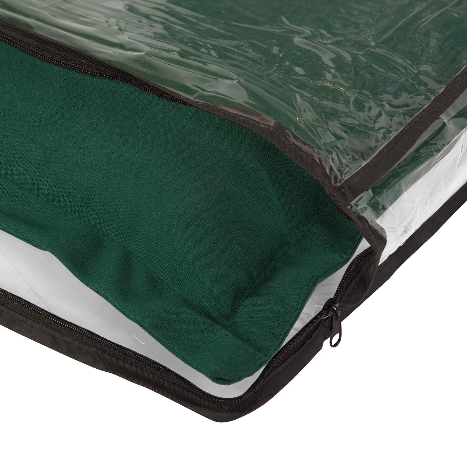 Kopu® Prisma Forest Green Hoge rug 125x50 cm - 2 Stuks Tuinkussens