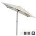 Kopu® Alicante - Parasol Vierkant 230x230 cm met Windvanger - Creme